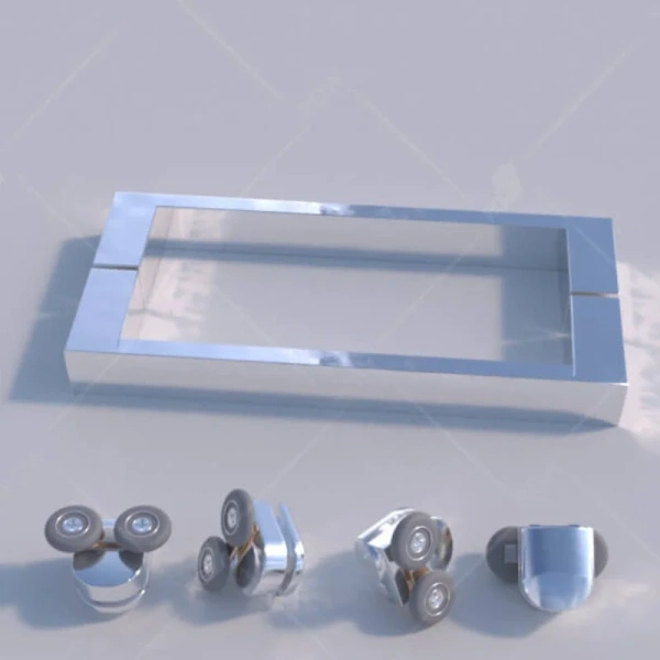 Душевой уголок RGW Classic CL-54 80х80 см прозрачное стекло, профиль хром, 80х80 - фото 5