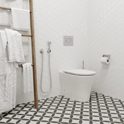 Унитаз напольный Ceruttispa Adige белый - фото 3