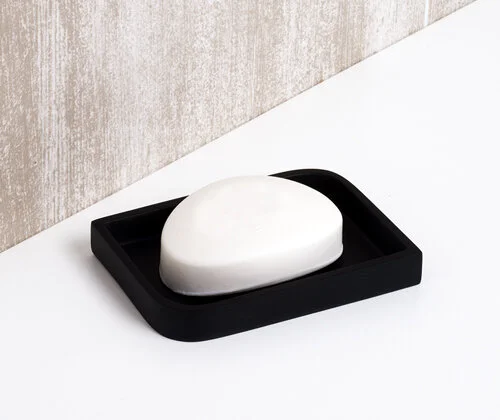 Мыльница WasserKRAFT Elba черная - фото 4