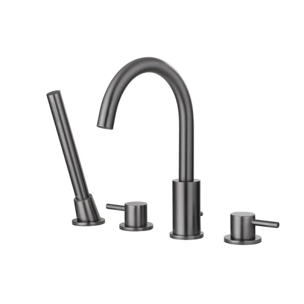 Смеситель для ванны Abber Wasser Kreis никель - фото 1