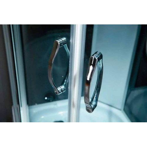 Душевая кабина Erlit Comfort 100х100 см стекло тонированное, полукруглые, четверть круга - фото 2