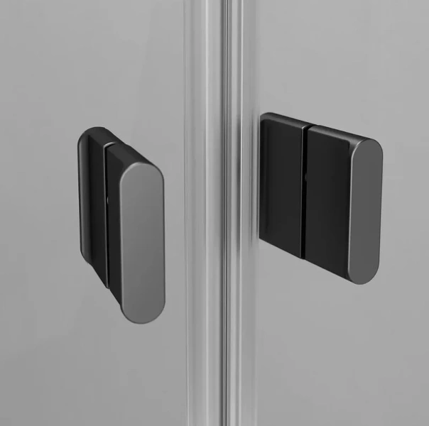 Душевой уголок Am.Pm X-Joy 90x90 см с поддоном, черный профиль, недорогие, стеклянные, угловые, c поддоном - фото 6