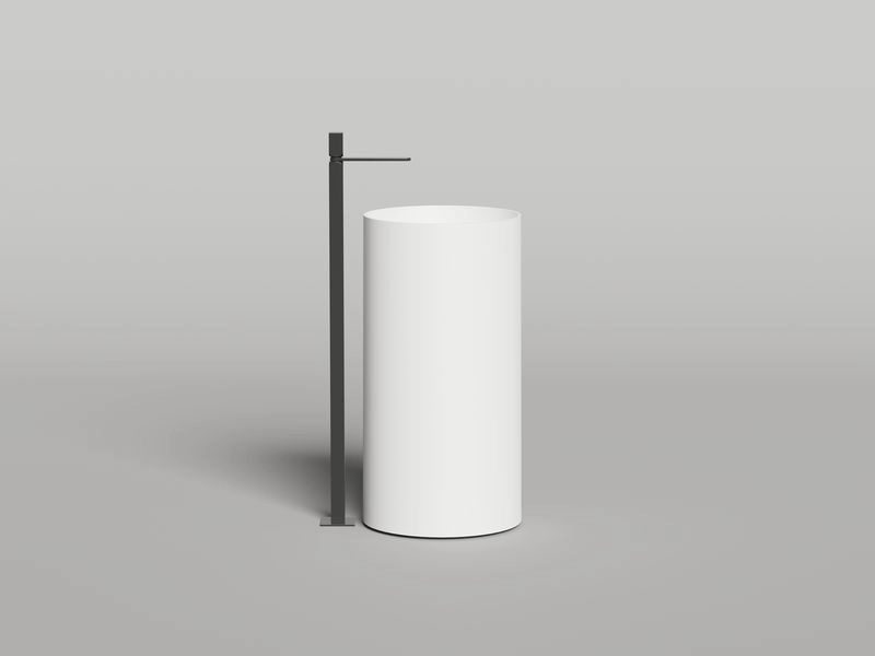 Раковина напольная Salini Armonia Round 01 с сифоном - фото 4