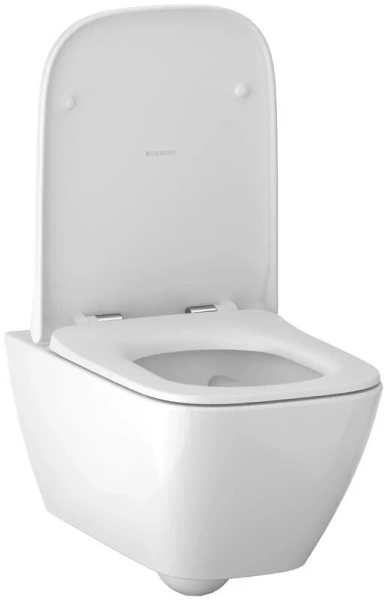 Унитаз подвесной Geberit Smyle Square с сиденьем микролифт - фото 3
