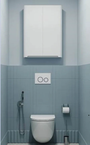 Шкаф подвесной IDDIS Edifice 60 см белый - фото 3