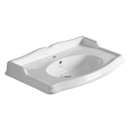 Раковина Simas Arcade 90 см белая, с 1 отверстием под смеситель - фото 1