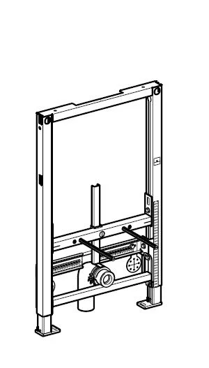Инсталляция для биде Geberit Duofix металлическая, нет в наличии - фото 3