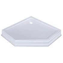 Душевой поддон Migliore 95х95 см декор хром - фото 2