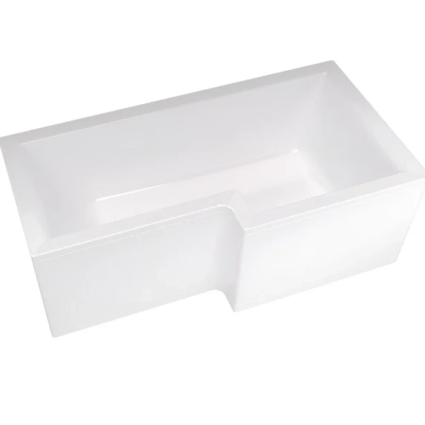 Ванна акриловая 1MarKa Linea 01лин16585лкс2+/01лин16585пкс2+, 165 x 85 см, левая/правая, цвет белый - фото 1