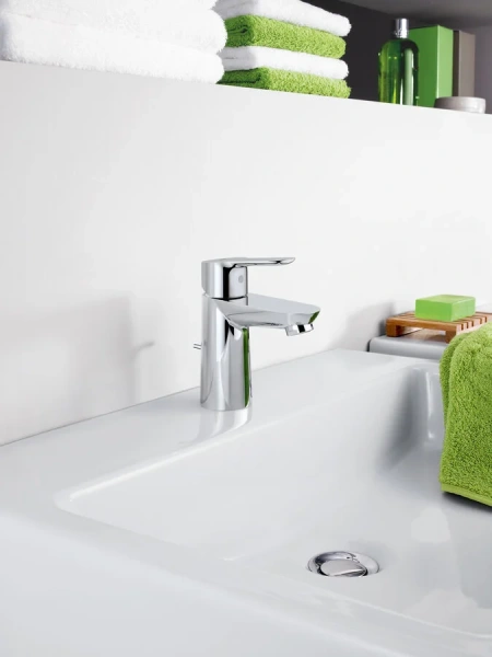 Смеситель для раковины Grohe BauEdge однорычажный - фото 4