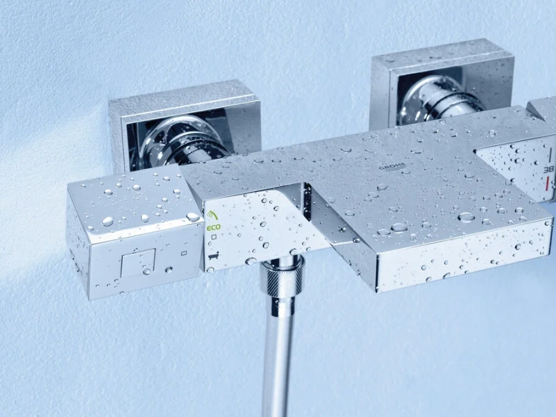 Смеситель для ванны термостатический Grohe Grohtherm Cube 34497000 - фото 4