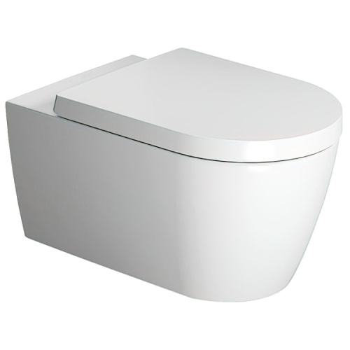 Унитаз подвесной Duravit ME by Starck с антибактериальным покрытием - фото 1