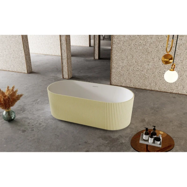 Ванна из искусственного камня Abber Stein 170x75 см песочная матовая, 170x75 см - фото 4