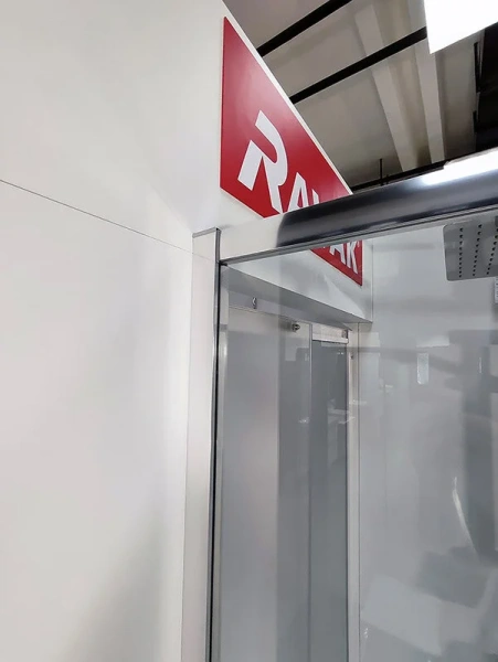 Душевой уголок Ravak Blix Slim BLSCP4 90х90 см полукруглый профиль хром, стеклянные, угловые, без поддона - фото 6