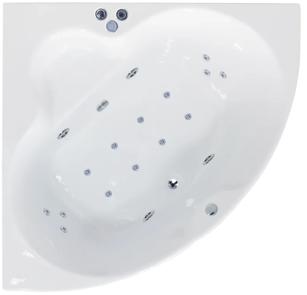 Ванна гидромассажная Royal Bath Fanke De Luxe RB581200DL, 138 x 138 см, белая - фото 1