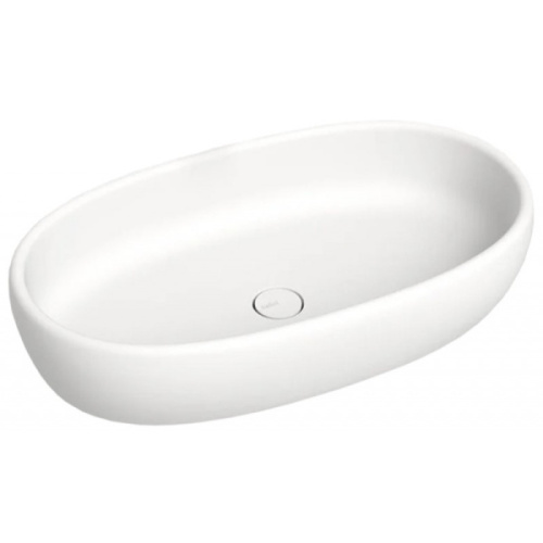 Раковина Salini Luce 70 см белый матовый - фото 1