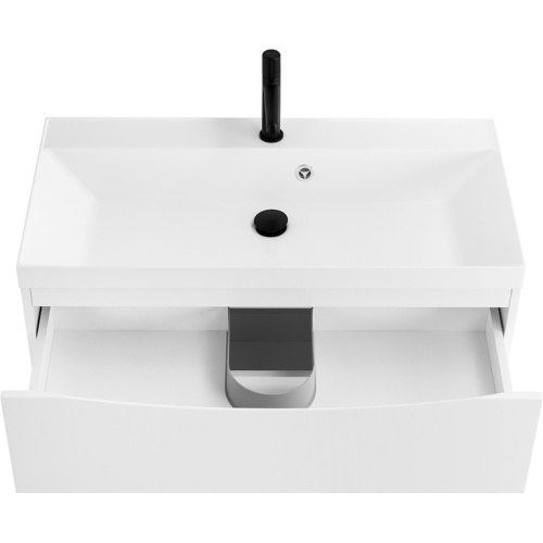 Тумба под раковину подвесная BelBagno Marino 90 см bianco opaco, комплект (набор) - фото 8