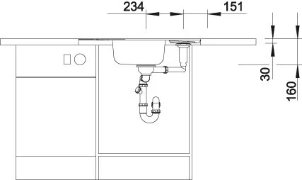Мойка для кухни, сталь полированная, Blanco Lantos 9 E/-IF, из нержавеющей стали, стальные, металлические index_1 - фото 5