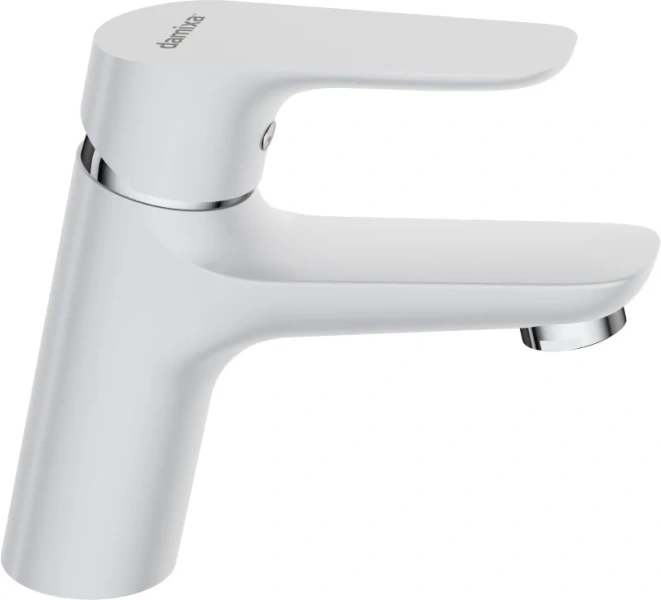 Смеситель для раковины Damixa Origin Bit белый, для раковины - фото 2