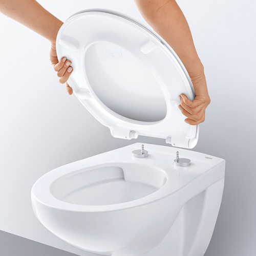 Крышка-сидение с микролифтом Grohe Euro Ceramic дюропласт, с микролифтом - фото 2
