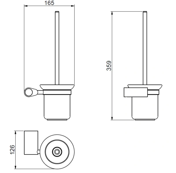 Ершик Art & Max Verona Push подвесной - фото 1