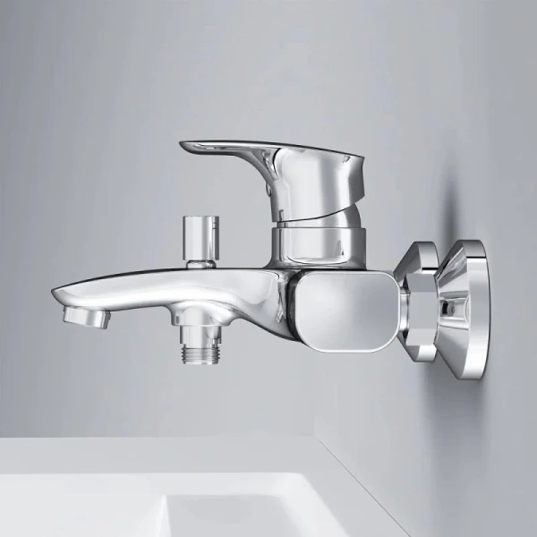 Смеситель для ванны AM.PM Spirit 2.1 хром, с 2 монтажными отверстиями - фото 7