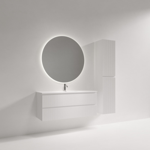 Тумба под раковину подвесная Sancos Snob R 120 см bianco, 120 см - фото 6
