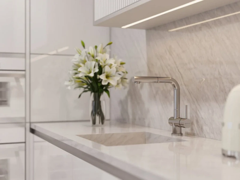 Мойка для кухни Omoikiri Kasen 48-26-INT-LG 48 см светлое золото, 50 см - фото 5