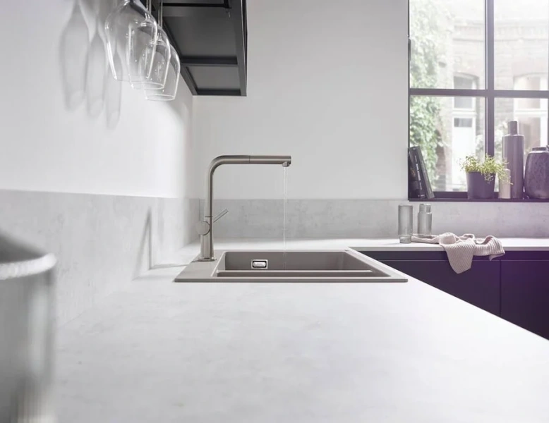 Смеситель для кухни Hansgrohe Talis M54 сталь, на мойку, на столешницу - фото 6