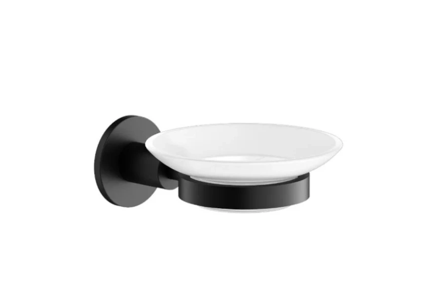 Мыльница Sancos Base черный матовый - фото 1
