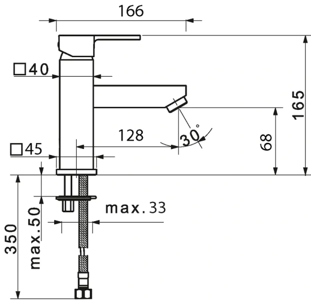 Смеситель для раковины Migliore Kvant однорычажный - фото 4