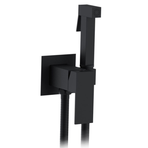 Гигиенический душ со смесителем ALTROBAGNO BM 060122 черный матовый - фото 1