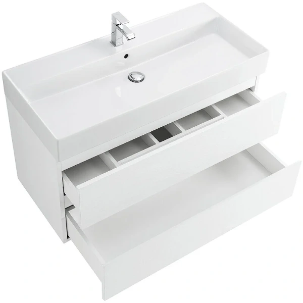 Тумба с раковиной подвесная Cezares Molveno 46-80-2C-SO 80 см 2 ящика - фото 4