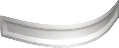 Экран для душевого поддона RGW NP/CL-S 80x80 см полукруглый - фото 1