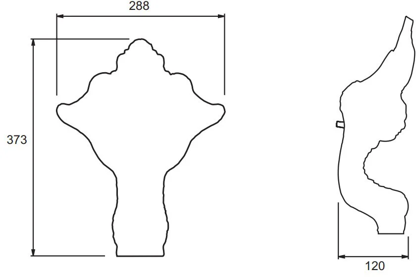Ножки для ванны Jacob Delafon Cleo 4 шт белые index_2 - фото 5