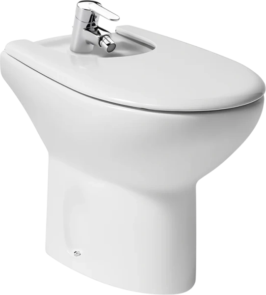 Биде напольное Roca Victoria с горизонтальным выпуском - фото 1