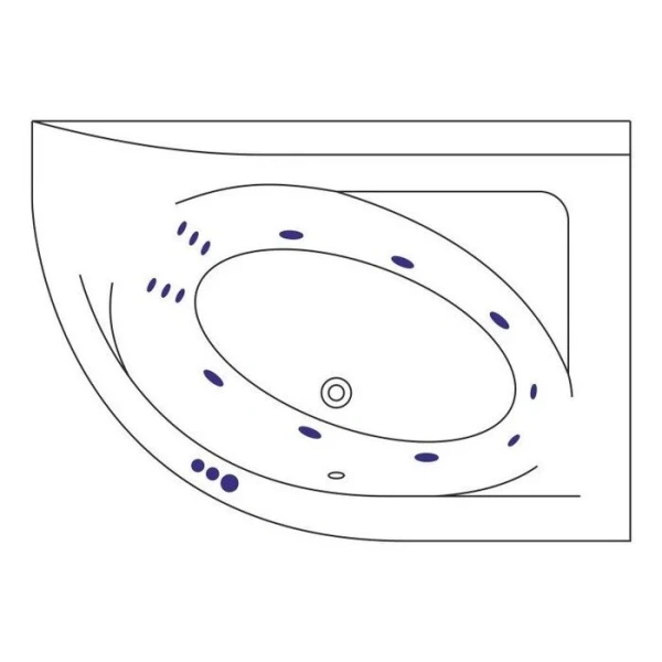 Ванна гидромассажная Excellent Aquarella Smart 150 x 100 см, правая, белый/хром, WAEX.ARP15.SMART.CR, белые - фото 8