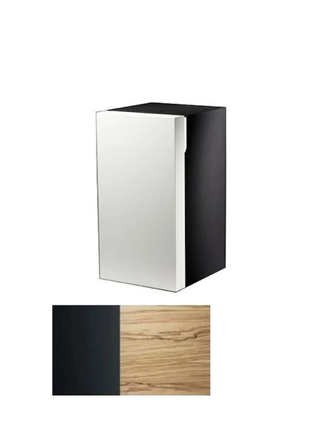 Шкафчик, петли слева, корпус:антрацит, фасад:шпон оливы Keuco Edition 300 - фото 1