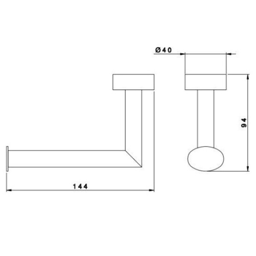 Бумагодержатель для ванной Nicolazzi Minimale 1492M - фото 4
