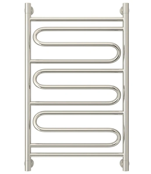 Полотенцесушитель водяной Сунержа Элегия+ 50х80 см хром, для систем горячего водоснабжения, для систем отопления, с нижним подключением - фото 5