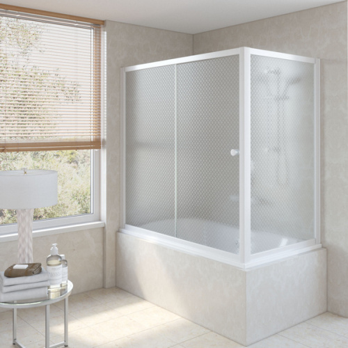 Душевая шторка на ванную Vegas-glass ZV+ZVF 150х70, прозрачные, рифленые, матовые, узорчатые, тонированные - фото 6