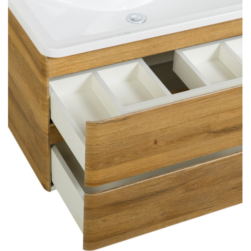 Тумба под раковину подвесная BelBagno Albano 80 см rovere rustico, под дерево - фото 9