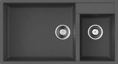 Мойка для кухни Omoikiri Tedori 86-2-LB-PL 86 см платина - фото 8