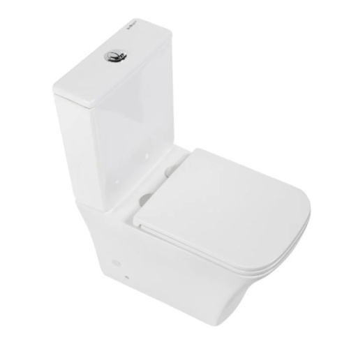 Унитаз компакт BelBagno Marmi BB052CPR безободковый - фото 2