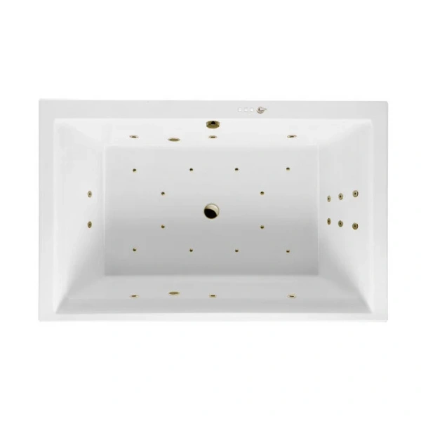 Ванна гидромассажная Excellent Crown Lux Ultra 190 x 120 см, белый/бронза, WAEX.CRO19.ULTRA.BR - фото 1