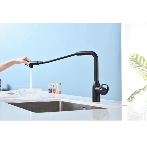 Смеситель для кухни Paulmark Urban антрацит, современные, hi-tech - фото 3