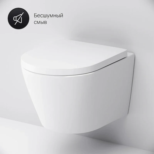 Унитаз подвесной Am.Pm Sense с гигиеническим душем, с горизонтальным, прямым выпуском, с прямым выпуском - фото 7