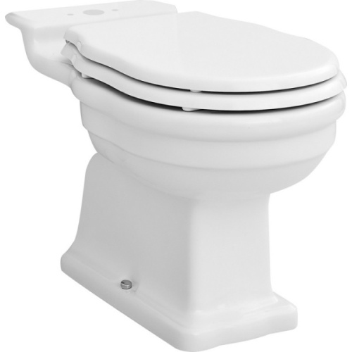 Чаша для унитаза ArtCeram Hermitage белая, выпуск в пол - фото 2