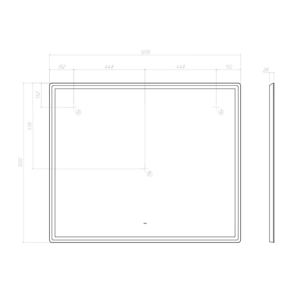 Раковина Ceramalux MNC 59 см черная - фото 2