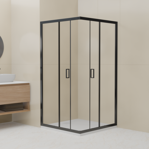 Душевой уголок RGW Classic CL-34B 90х90 см профиль черный - фото 2
